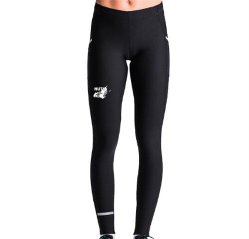 Fusion Hot Long Løbetights Unisex Sort